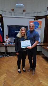 Priznanje je prevzel podžupan Nenad Lauko